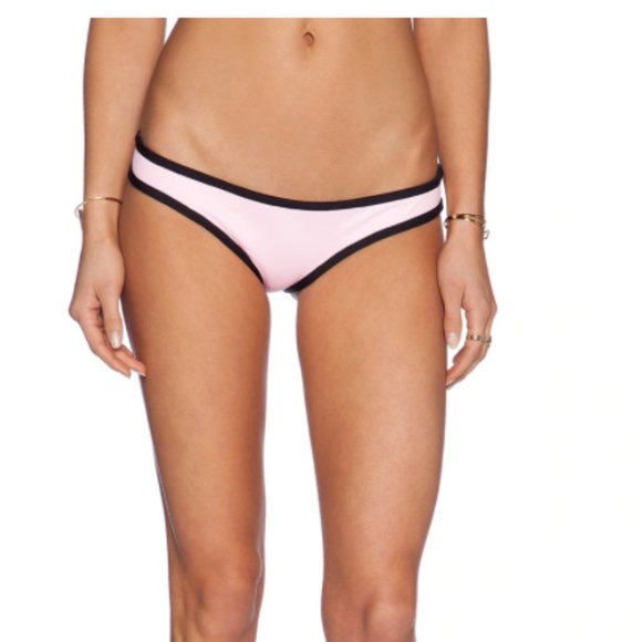Lisa Lozano Baby Pink Neoprene Bikini Bottom - Picture 1 of 7
